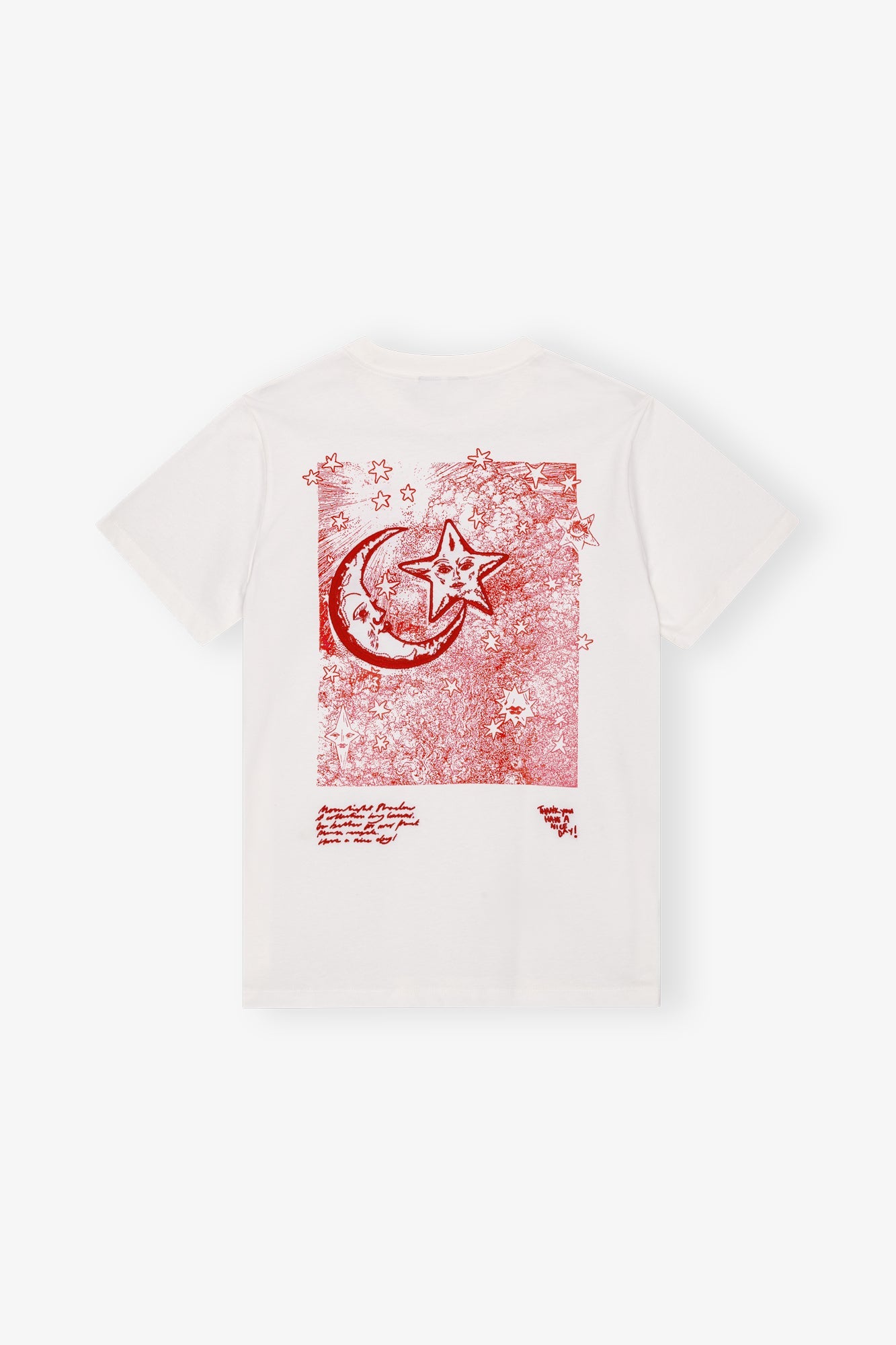 T-shirt ample en jersey - Egret