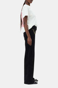 T-shirt ample en jersey - Egret