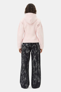 Sweat à capuche zippé - Chalk Pink