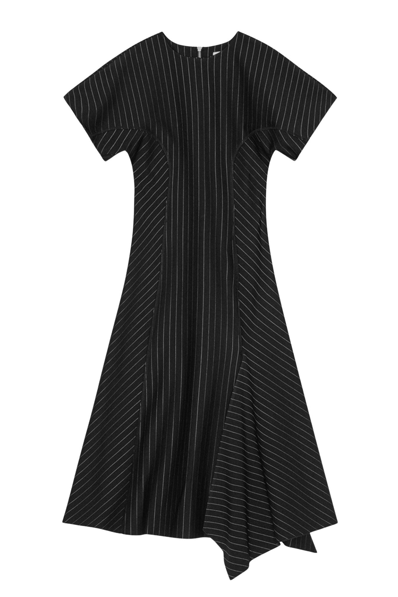 Robe longue à rayures tennis - Black