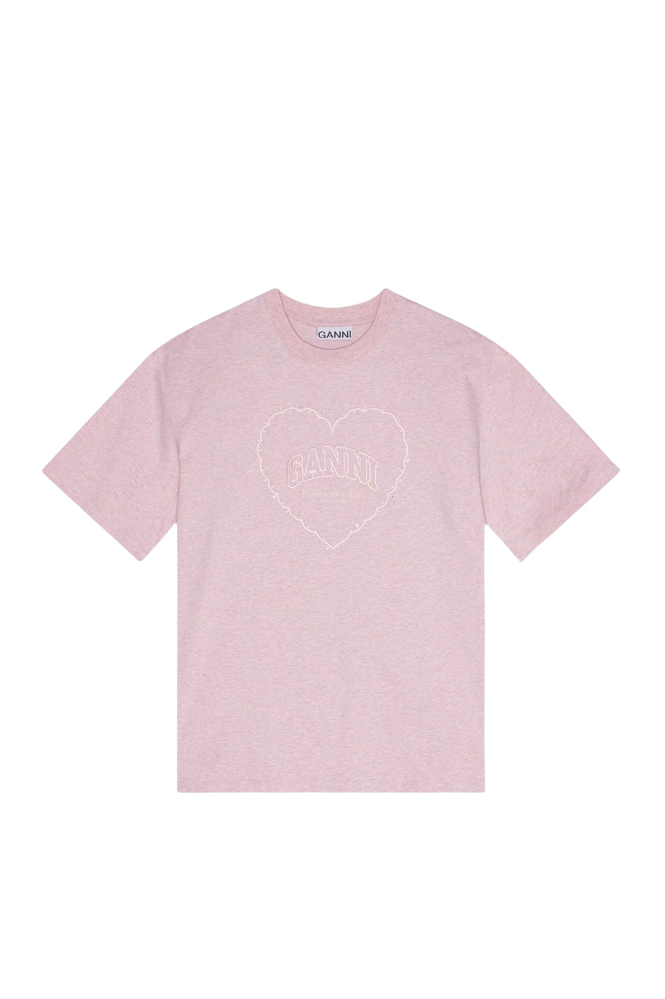 T-shirt à épaules tombantes - Chalk Pink