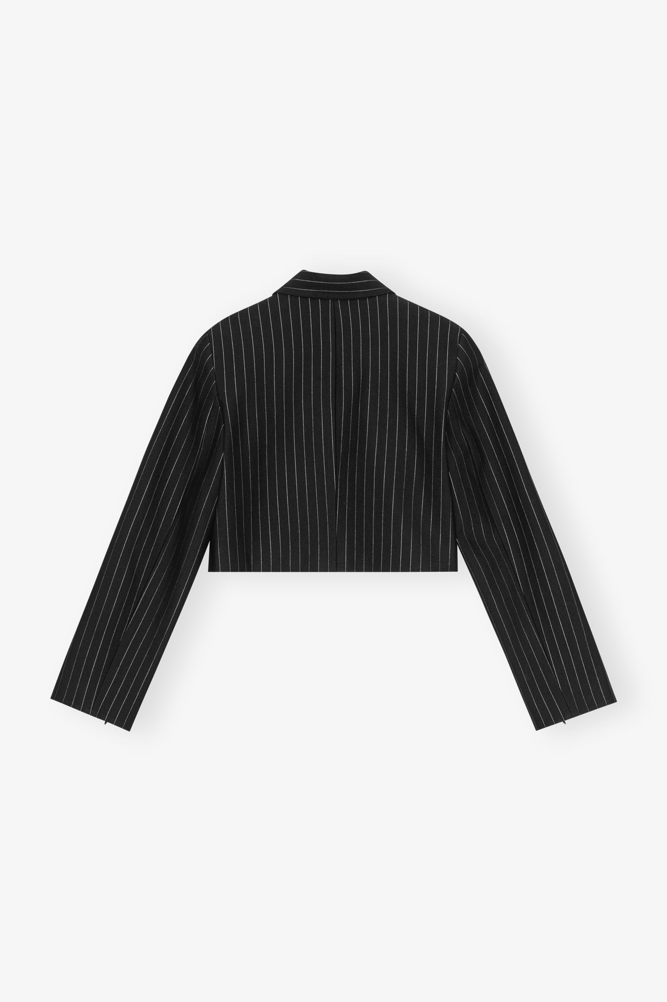 Blazer court à rayures - Black