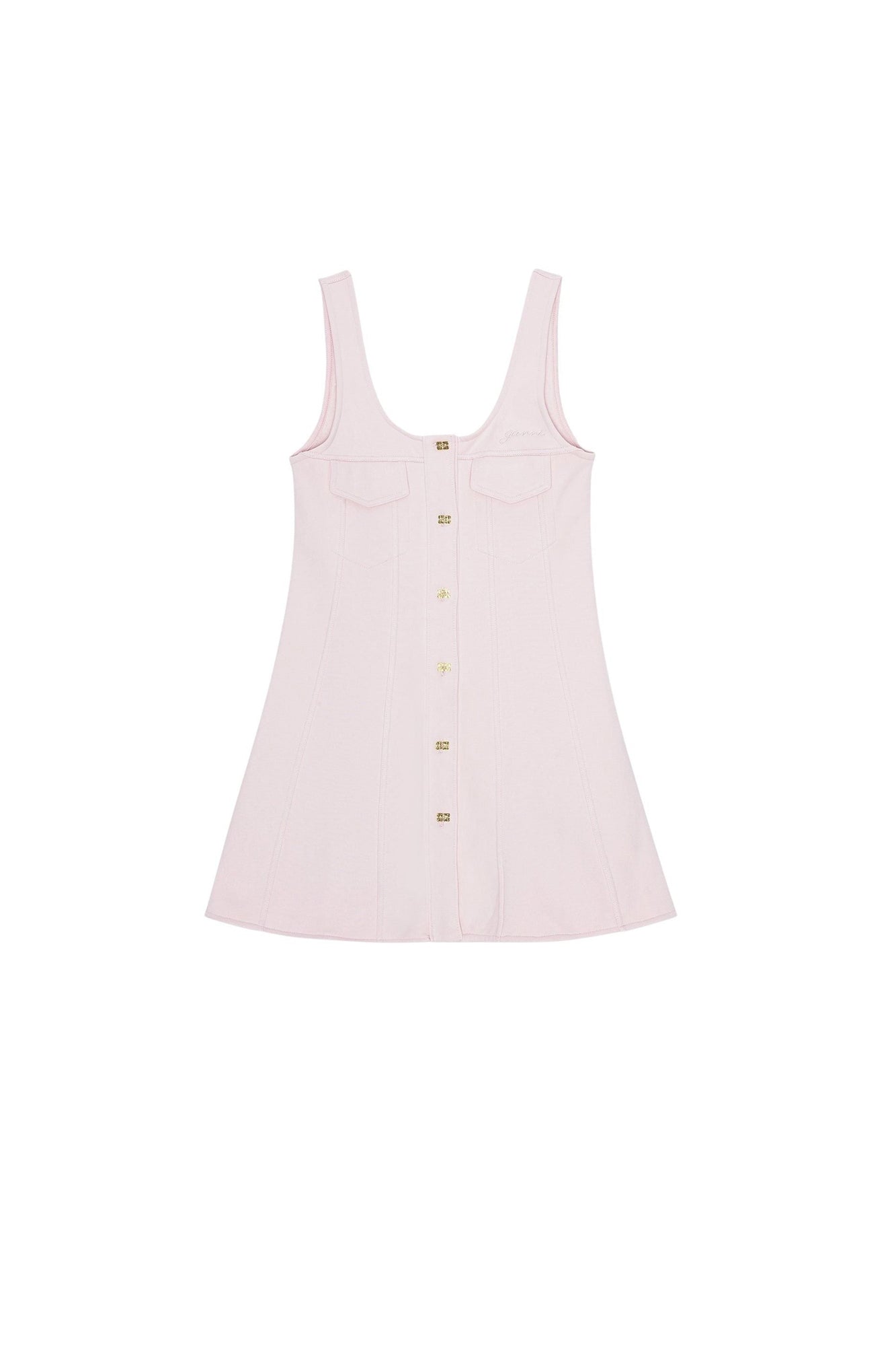 Robe courte en coton - Chalk Pink