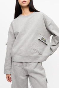 Sweatshirt oversize - Paloma Melange