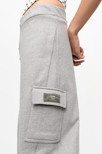 Pantalon incurvé éponge épais en tissu - Paloma Melange
