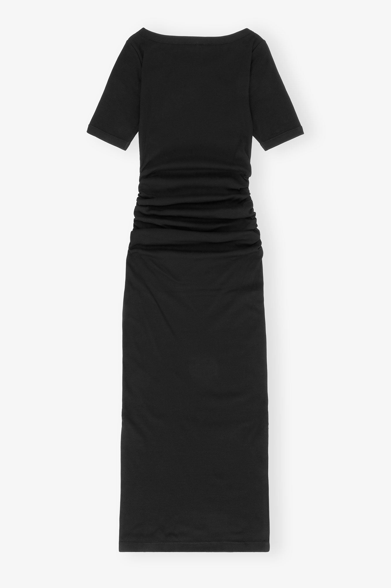 Robe côtelée en coton - Black