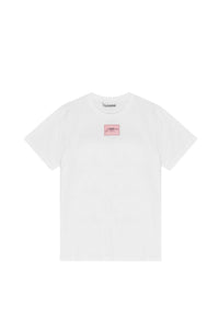 T-shirt décontracté en jersey - Bright White