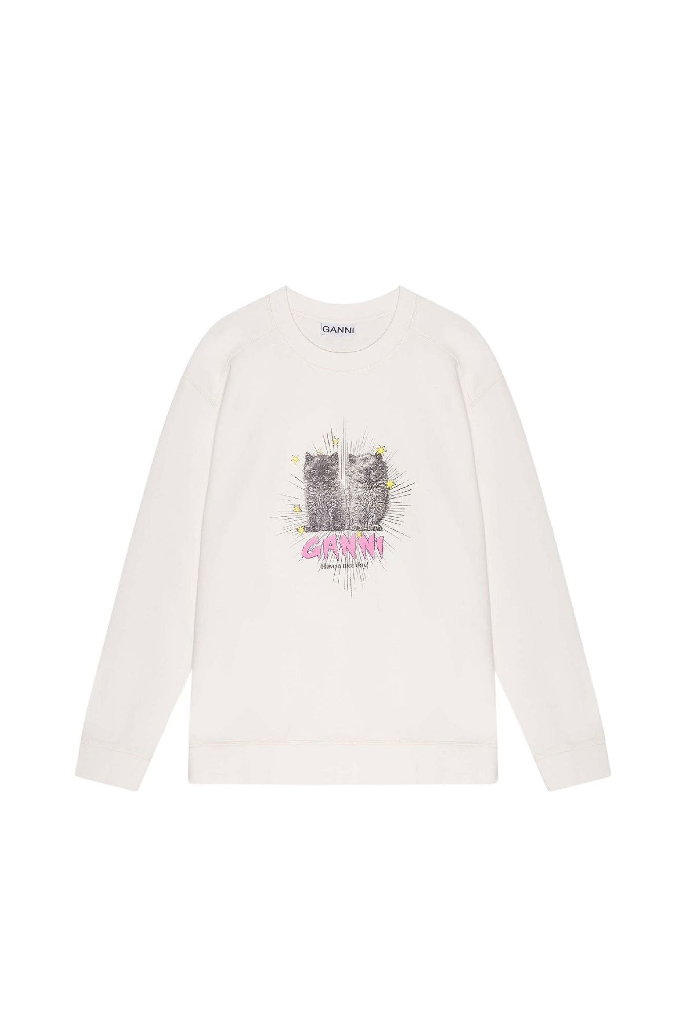 Sweatshirt with kittens - Egret