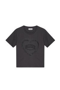 T-shirt court avec motif cœur - Phantom