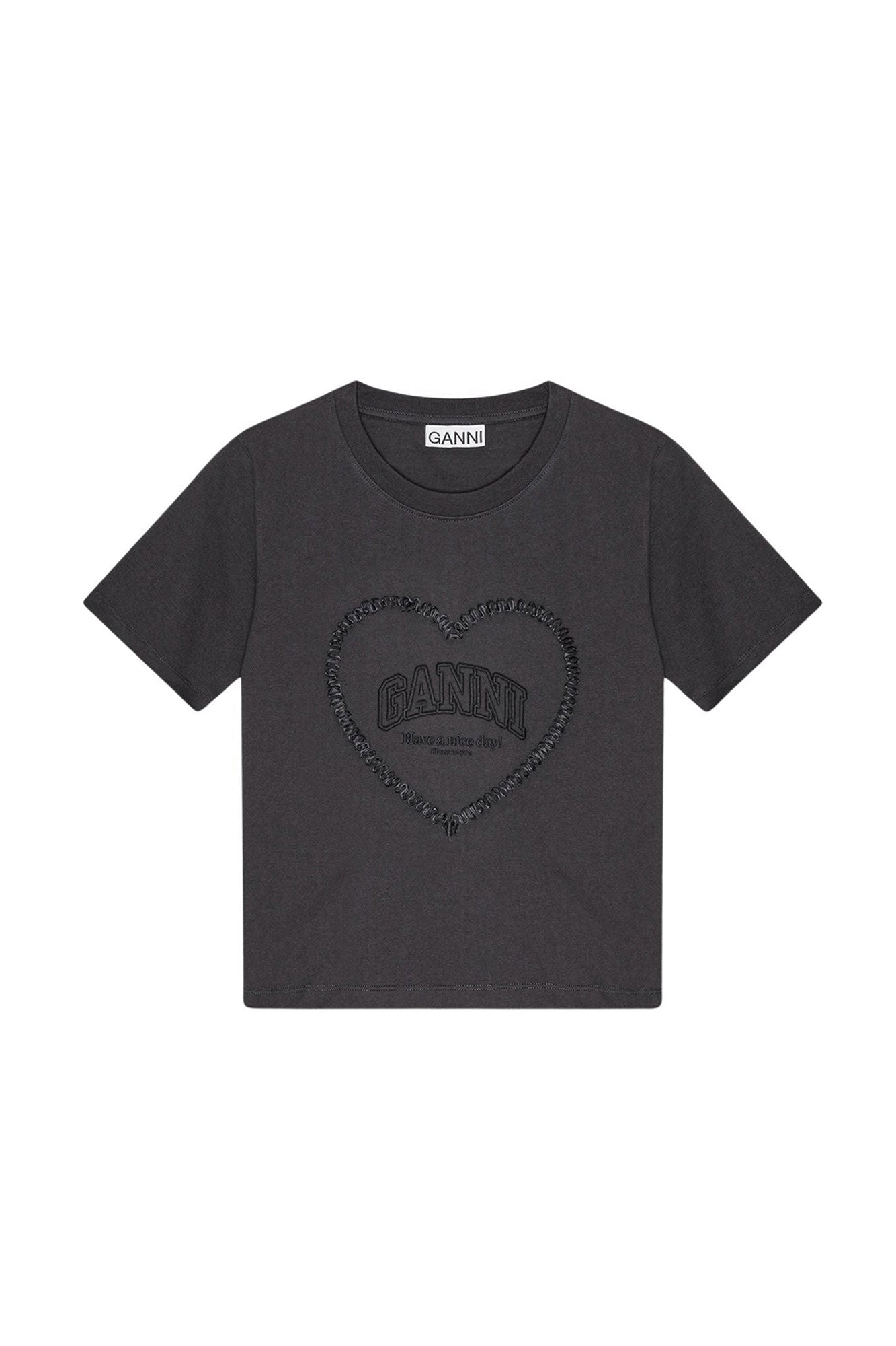 T-shirt court avec motif cœur - Phantom