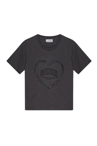 T-shirt court avec motif cœur - Phantom