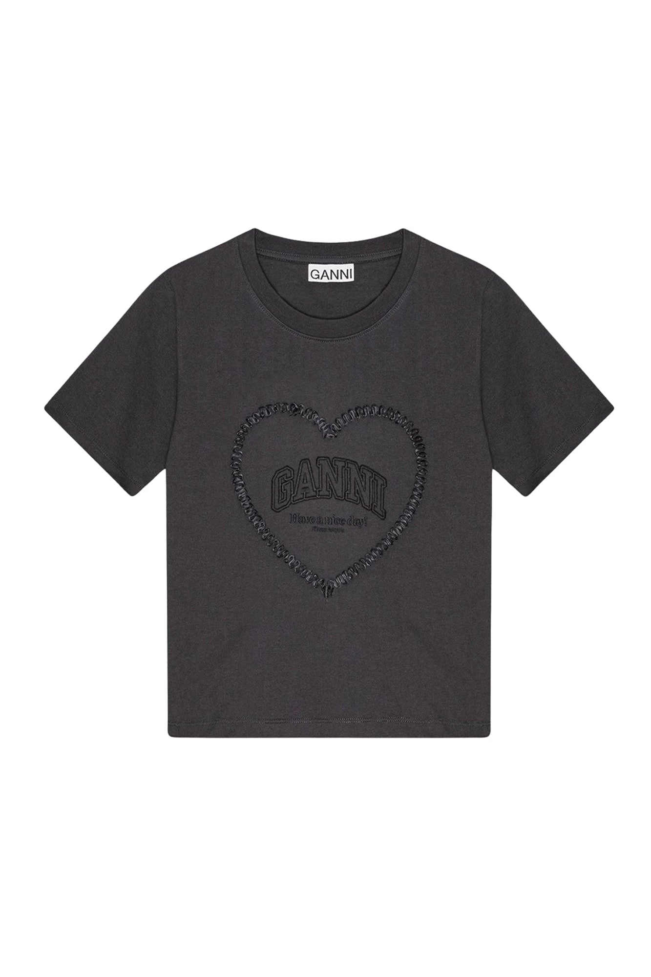 T-shirt court avec motif cœur - Phantom