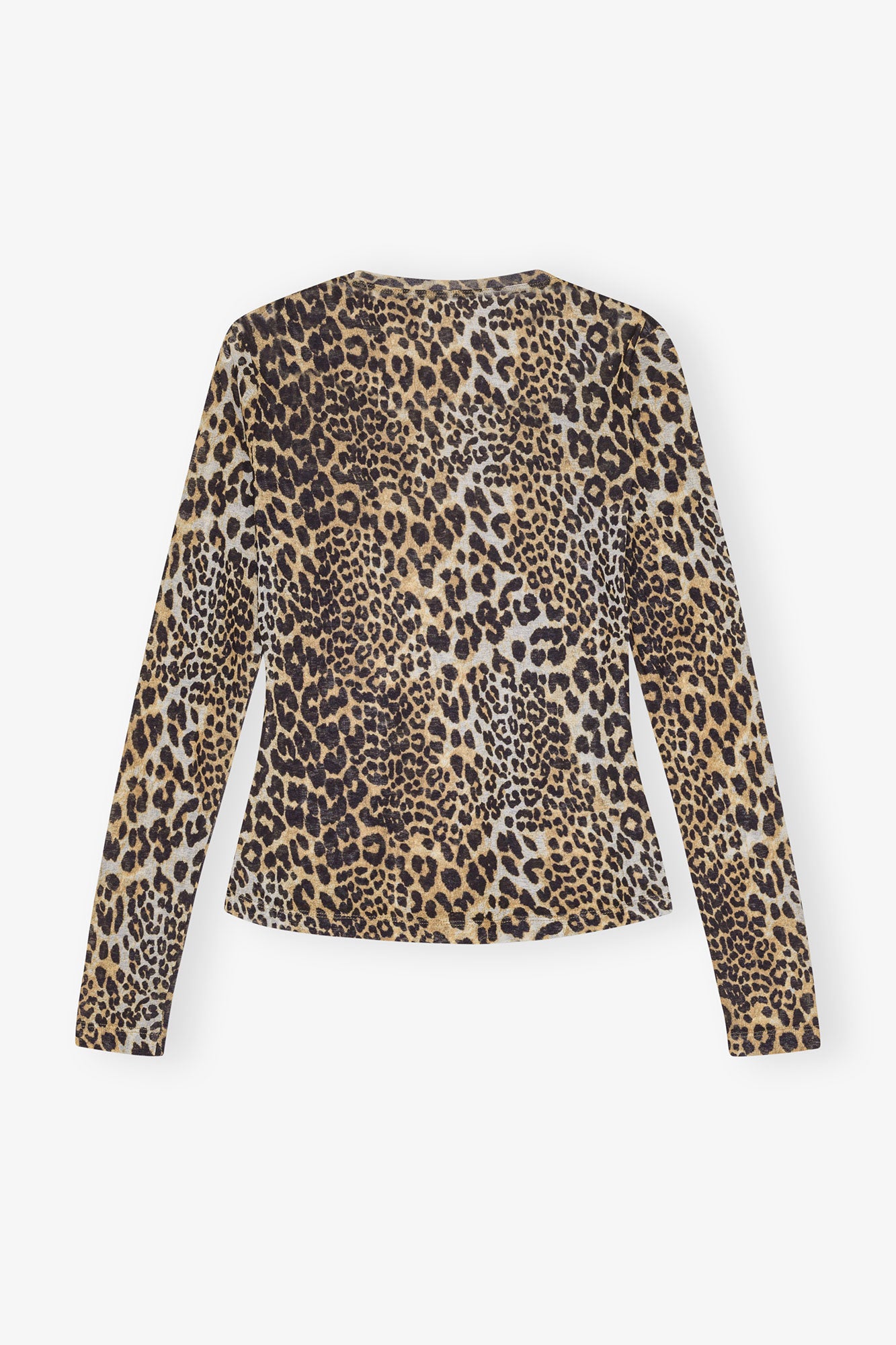 Blouse à manches longues animal en maille - Leopard