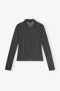 Top boutonné en maille - Phantom