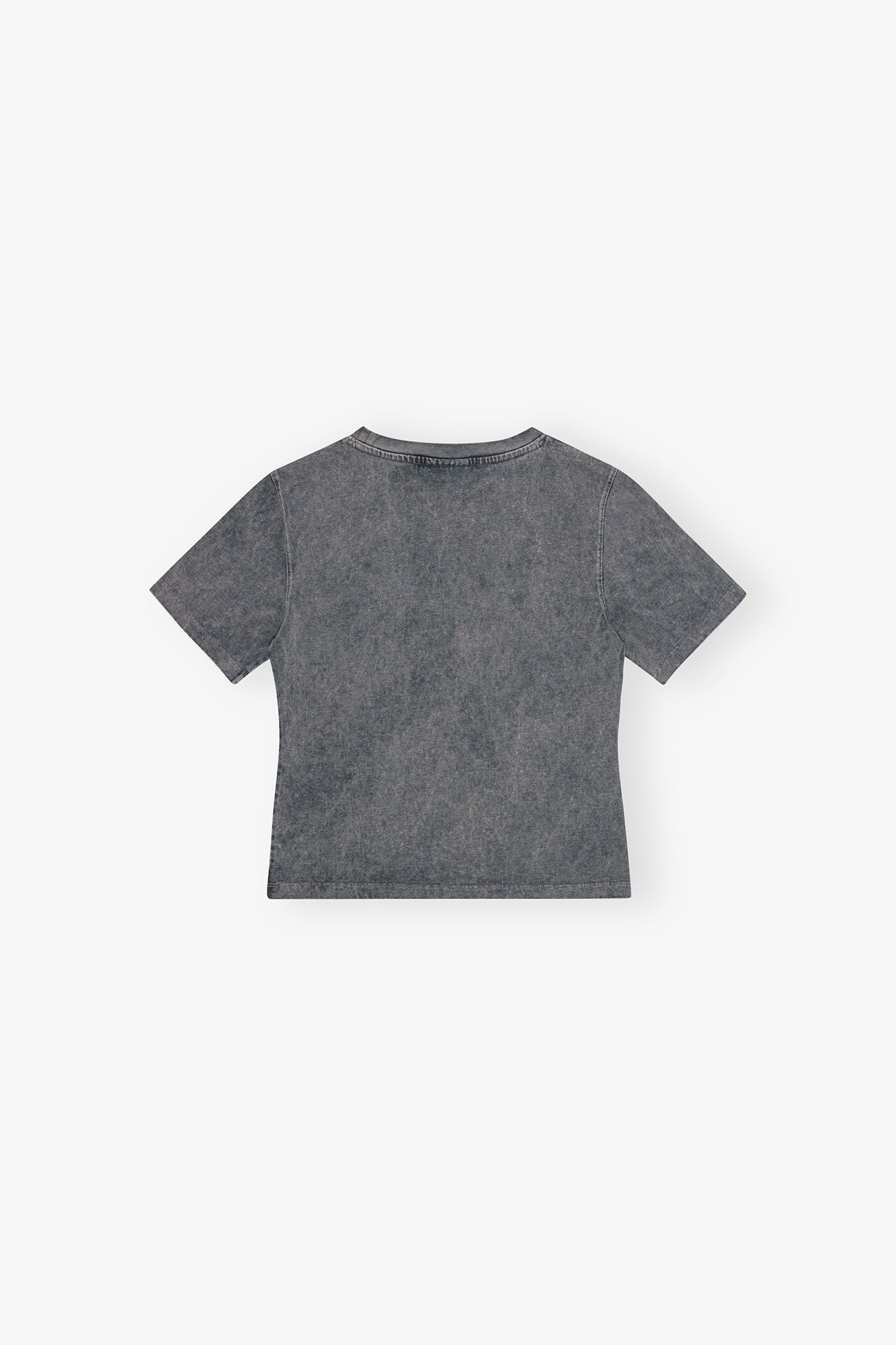 T-shirt courte à motif cœur délavé - Phantom