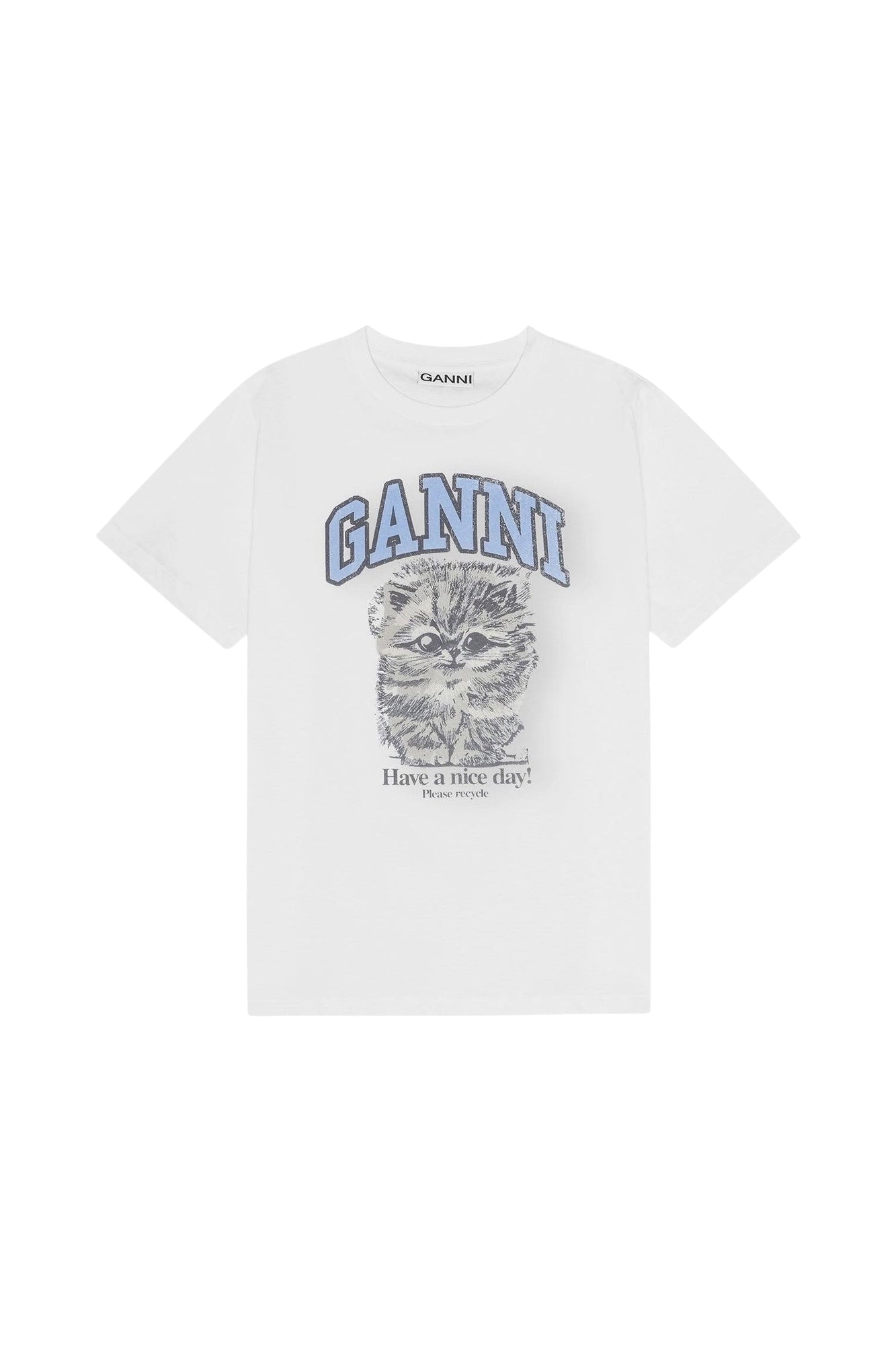 T-shirt Kitty à col rond - Bright White