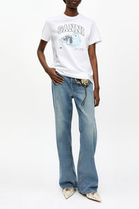 T-shirt décontracté Duckie en jersey - Bright White