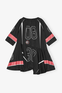 Robe courte oversize League - Black