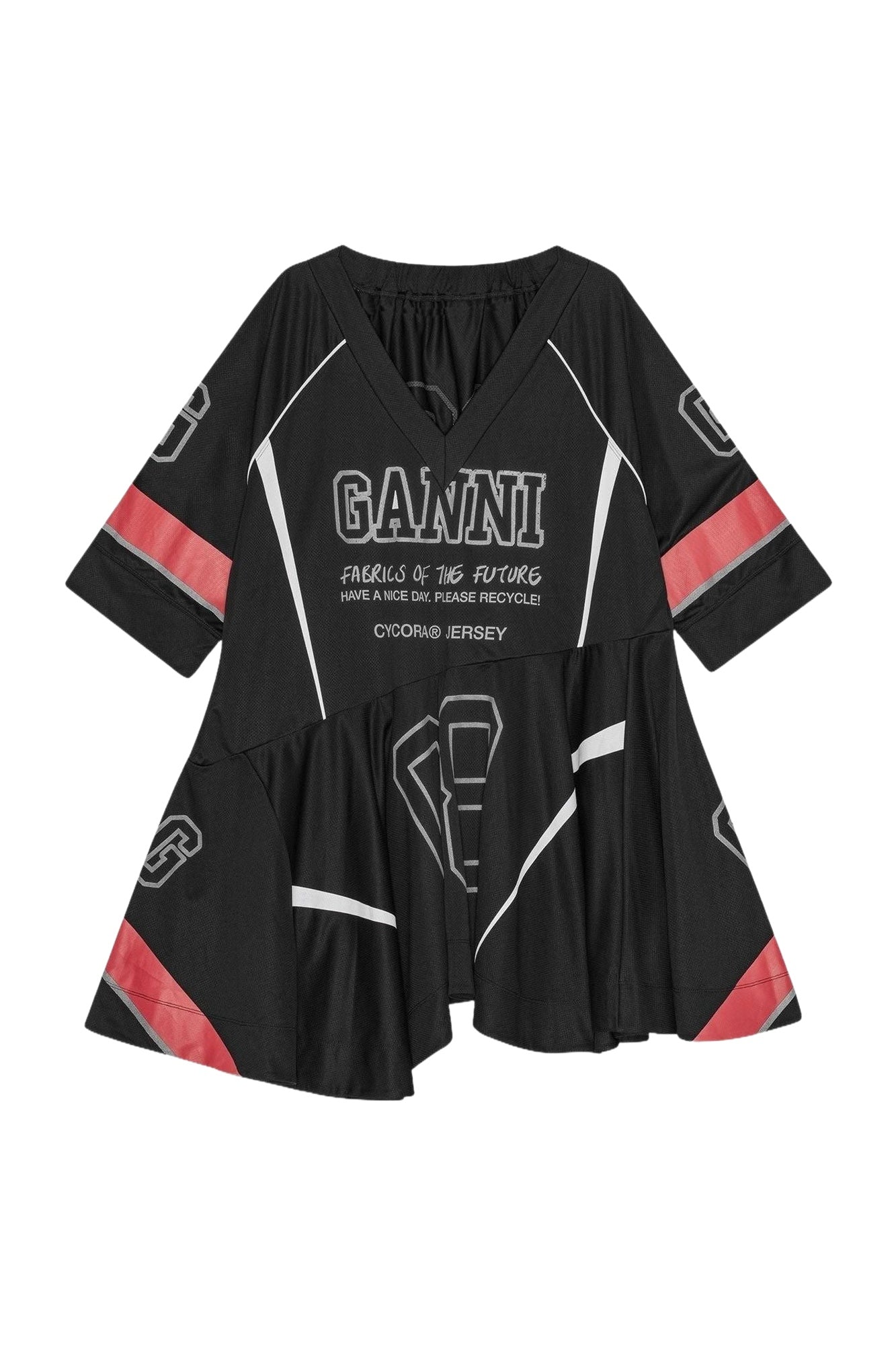 Robe courte oversize League - Black