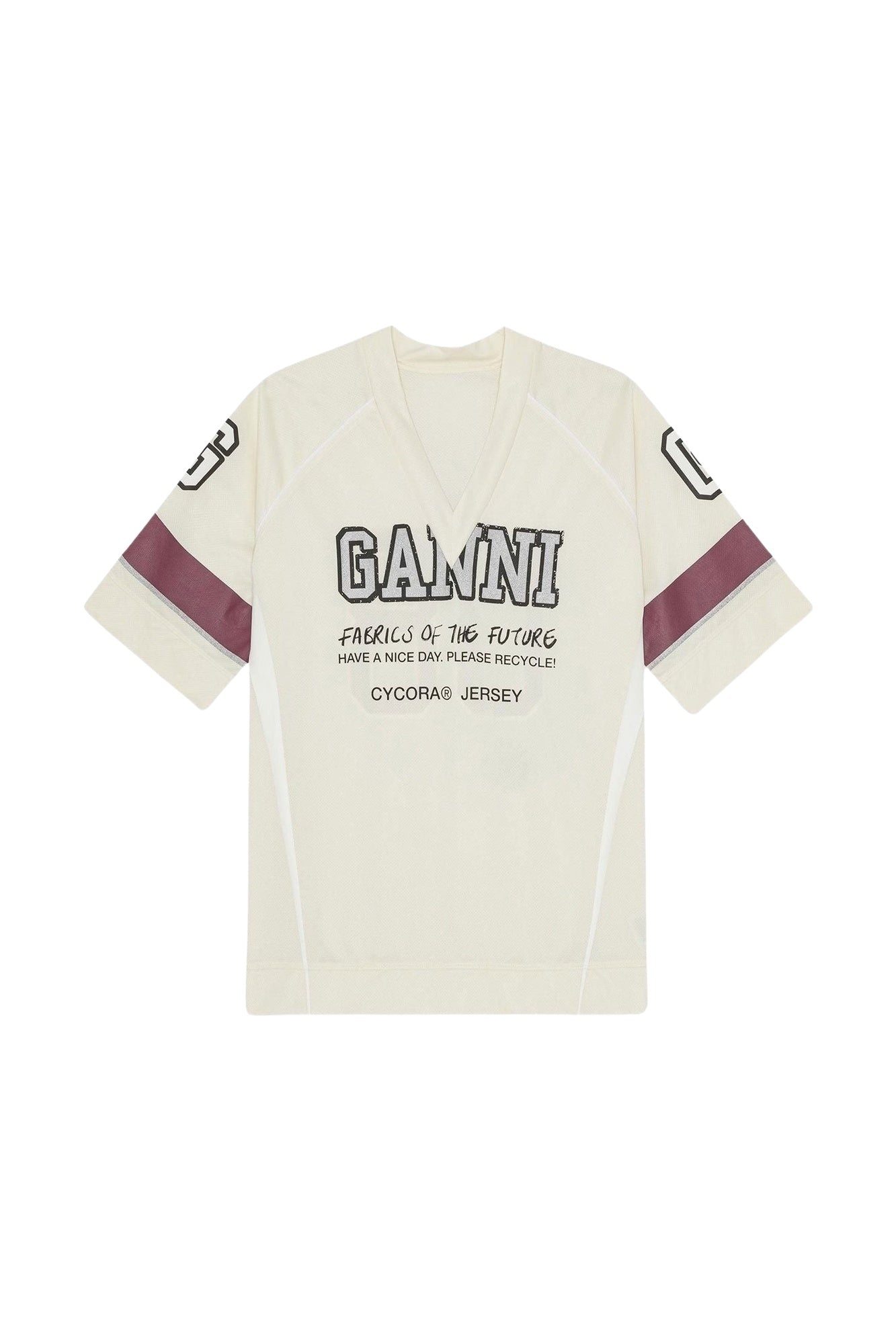 Oversized League knit T-shirt - Antique White