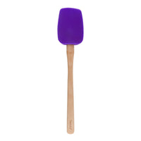 Spatule 29,5cm TOVOLO en bois et silicone - Violet