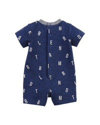 Combi-short à fermeture pressionnée en coton - Unique
