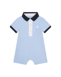 Ensemble combi-short et bob réversible en coton - Azur