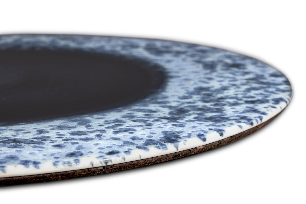 Set de table Terra en porcelaine - Bleu