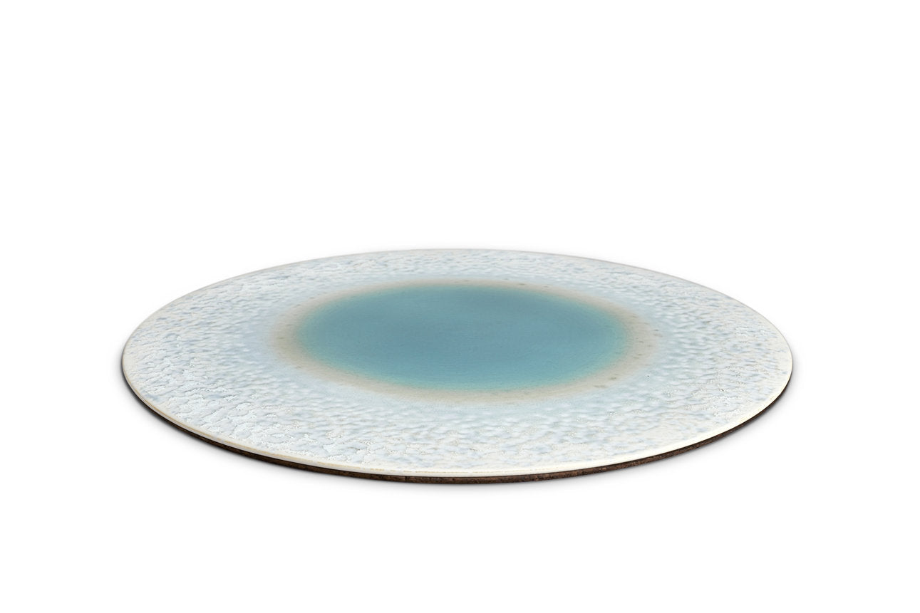 Set de table Terra en porcelaine - Bleu