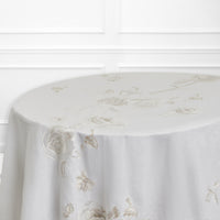 Service de table Rose garden en lin - Porcelaine