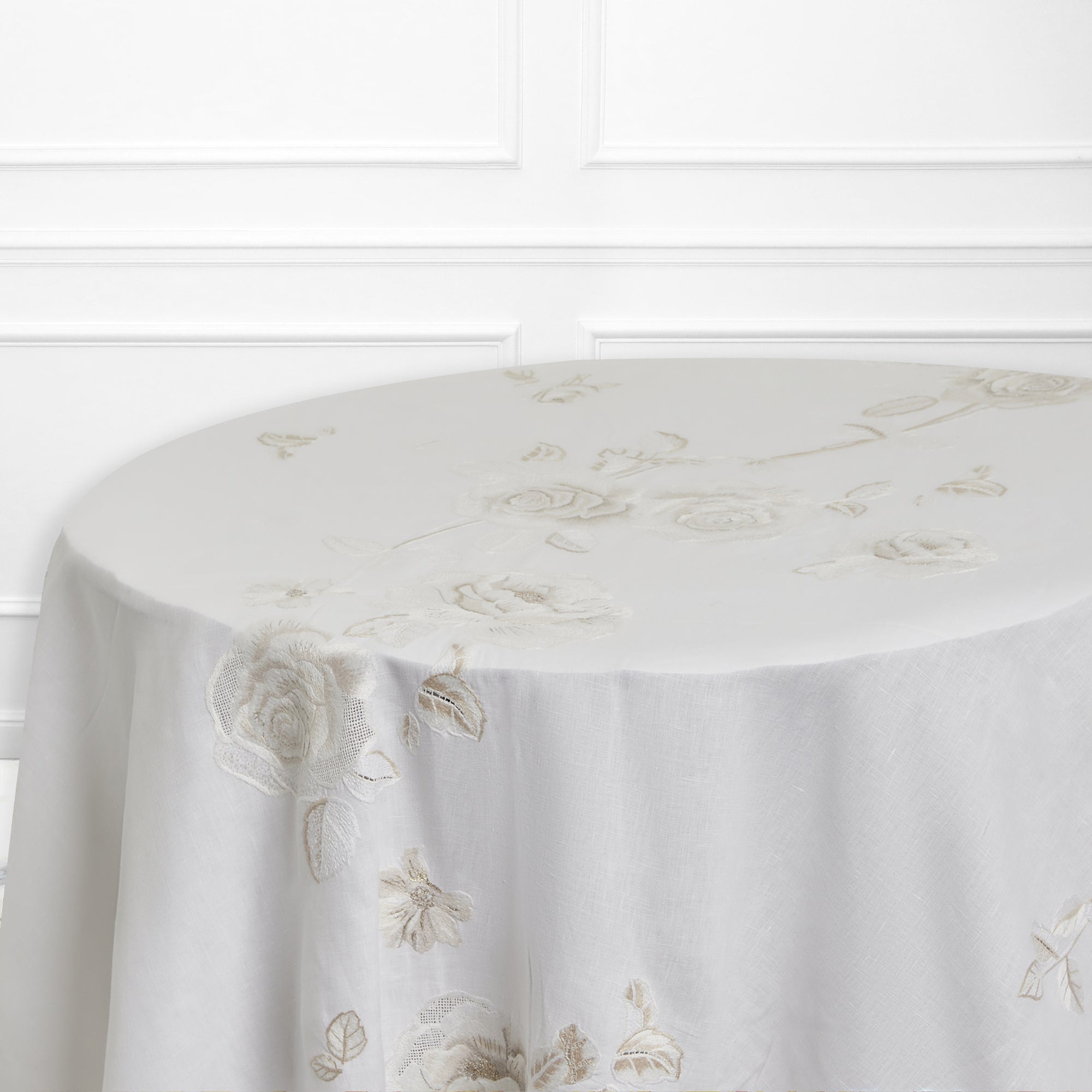 Service de table Rose garden en lin - Porcelaine