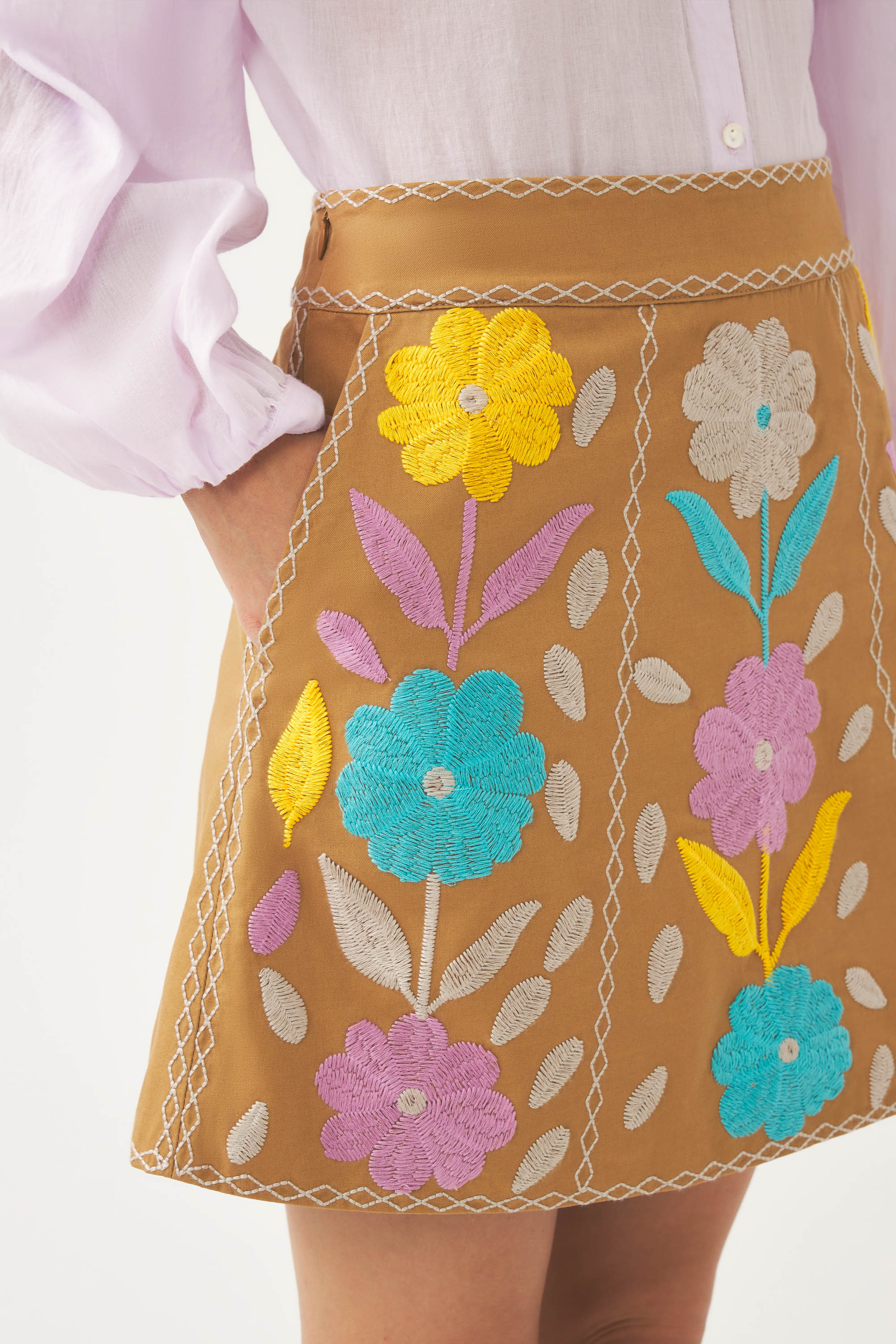 CAMEL TADY SKIRT