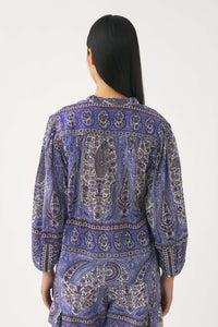 Blouse imprimée Tajar - Blue