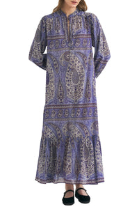 Robe imprimée Tajar - Blue