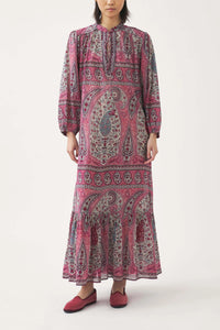 RED TAJAR LONGDRESS