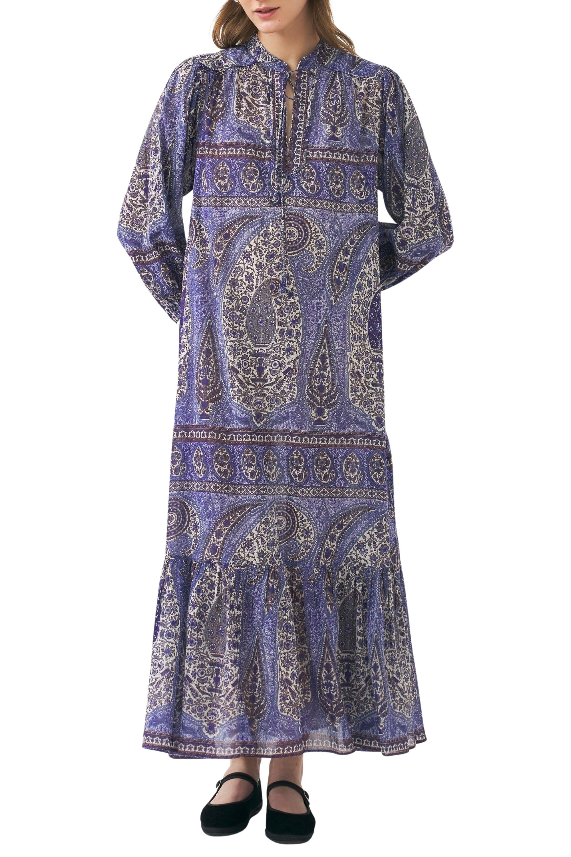 BLUE TAJAR LONGDRESS