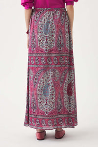RED TAJAR SKIRT