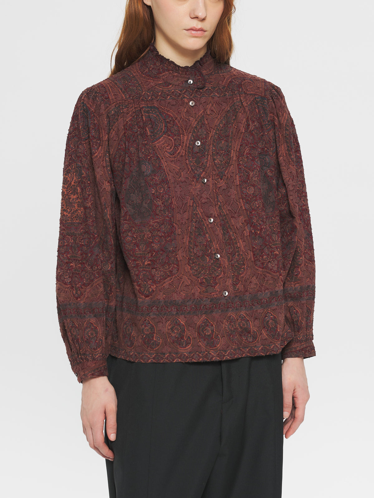 Blouse Tajaro - Burgundy
