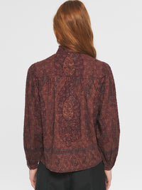 Blouse Tajaro - Burgundy
