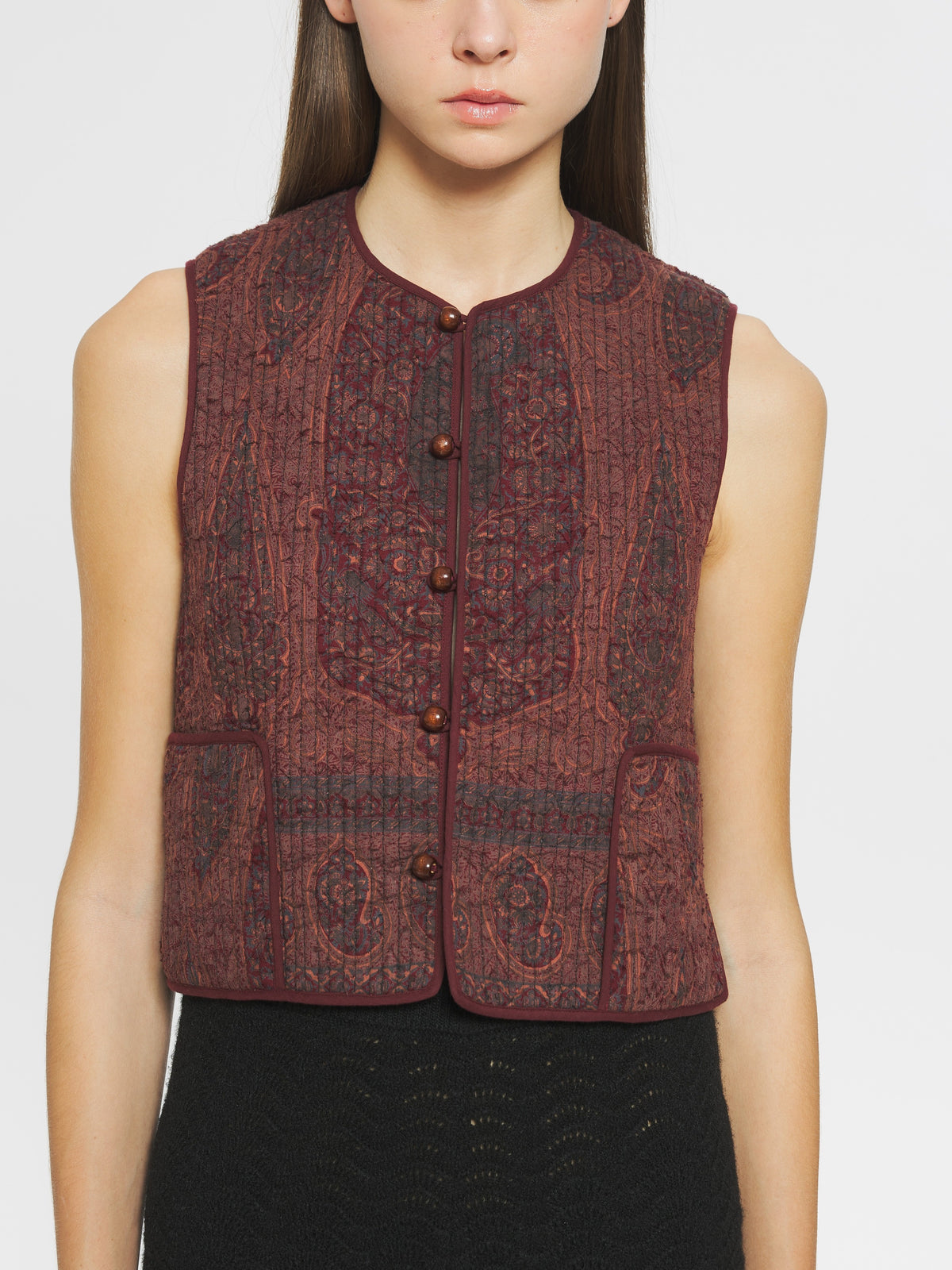 Gilet Tajaro - Burgundy