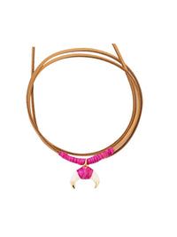 Collier Takayama Collier Baby Corne Pivoine - Pivoine
