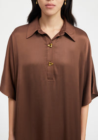 Talbot shirt dress - Chocolate