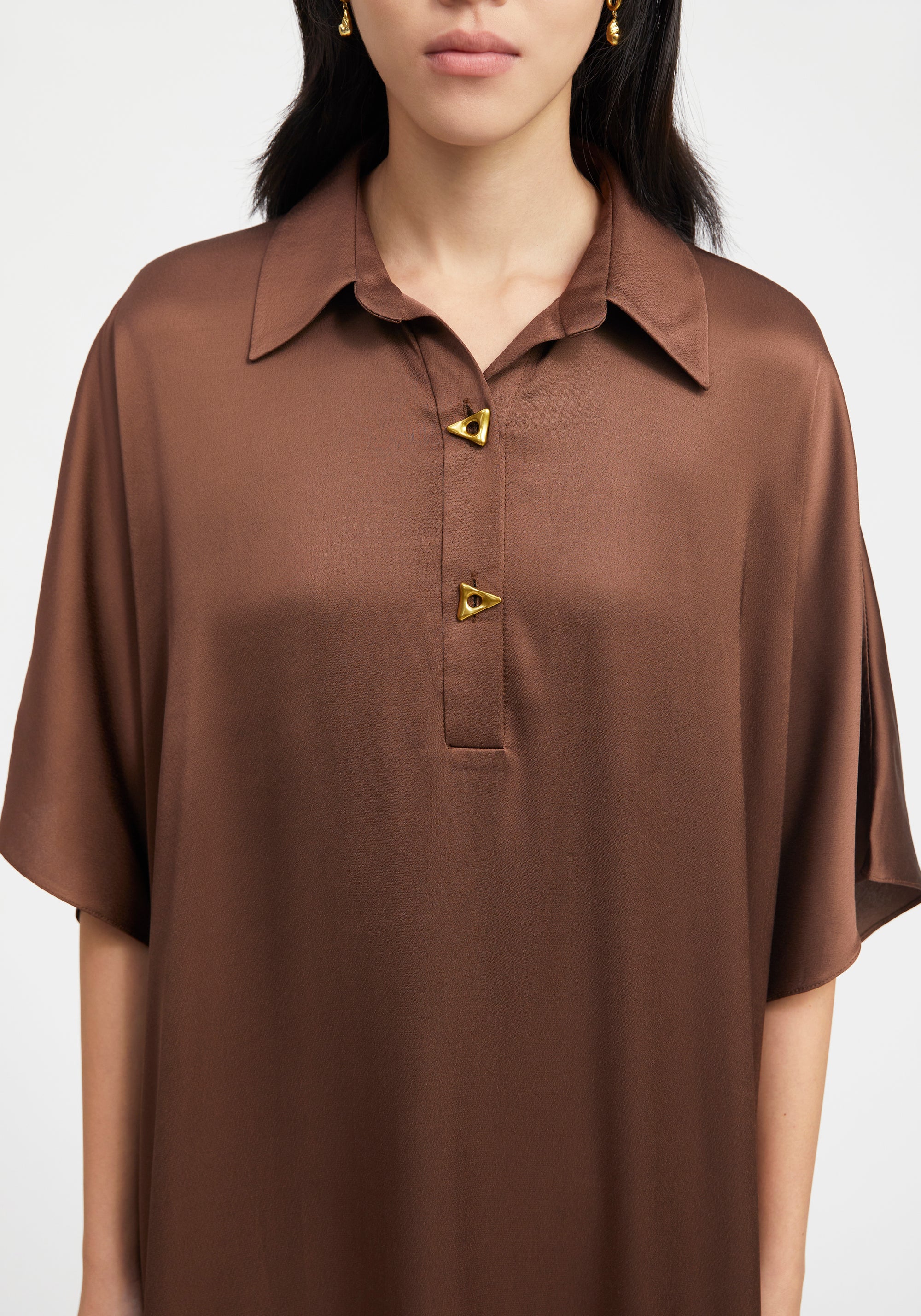 Talbot shirt dress - Chocolate