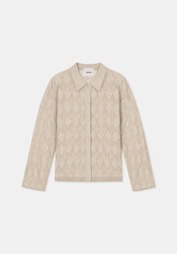 Cardigan Tamara en lin mélangé - Hay