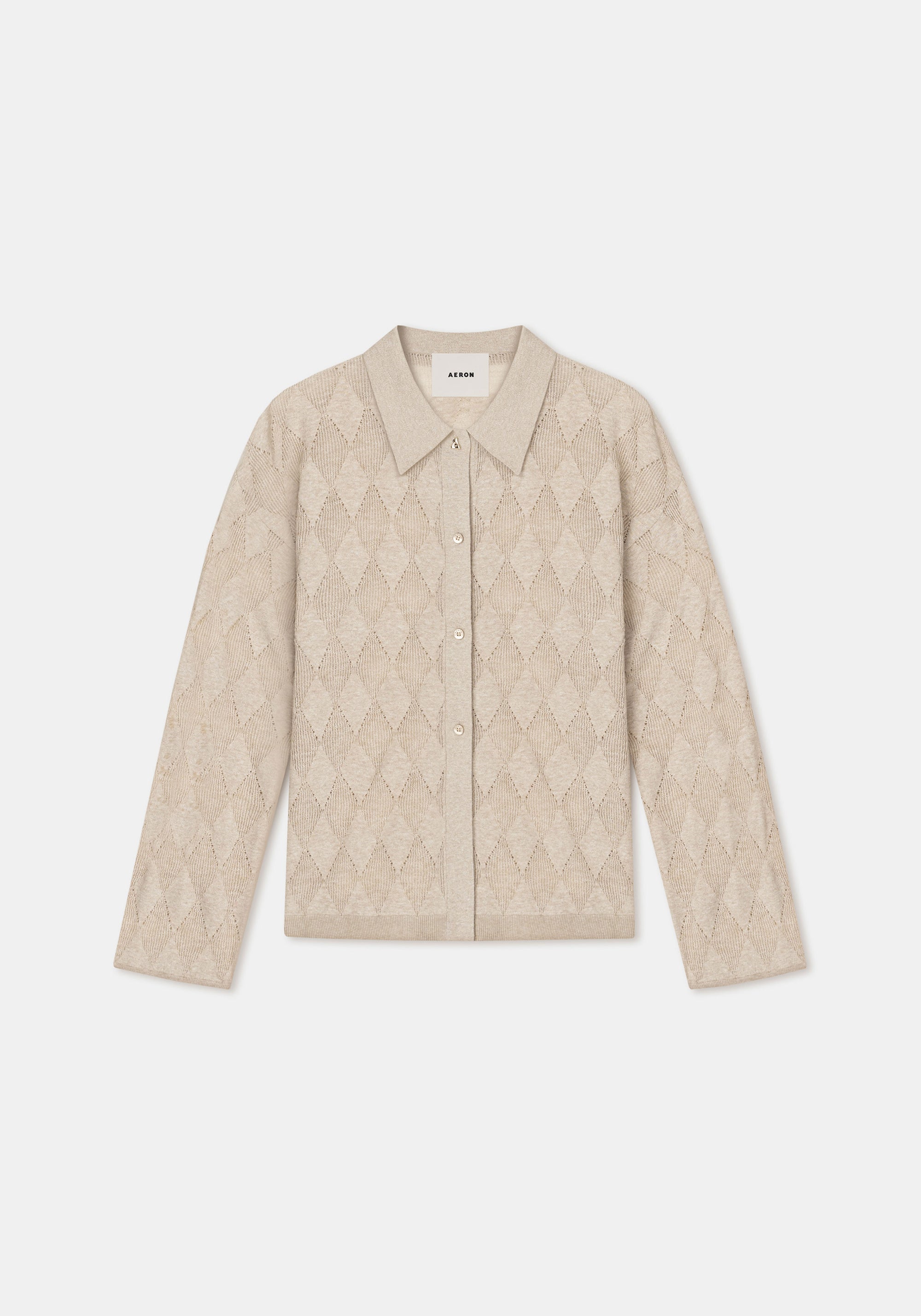 Cardigan Tamara en lin mélangé - Hay