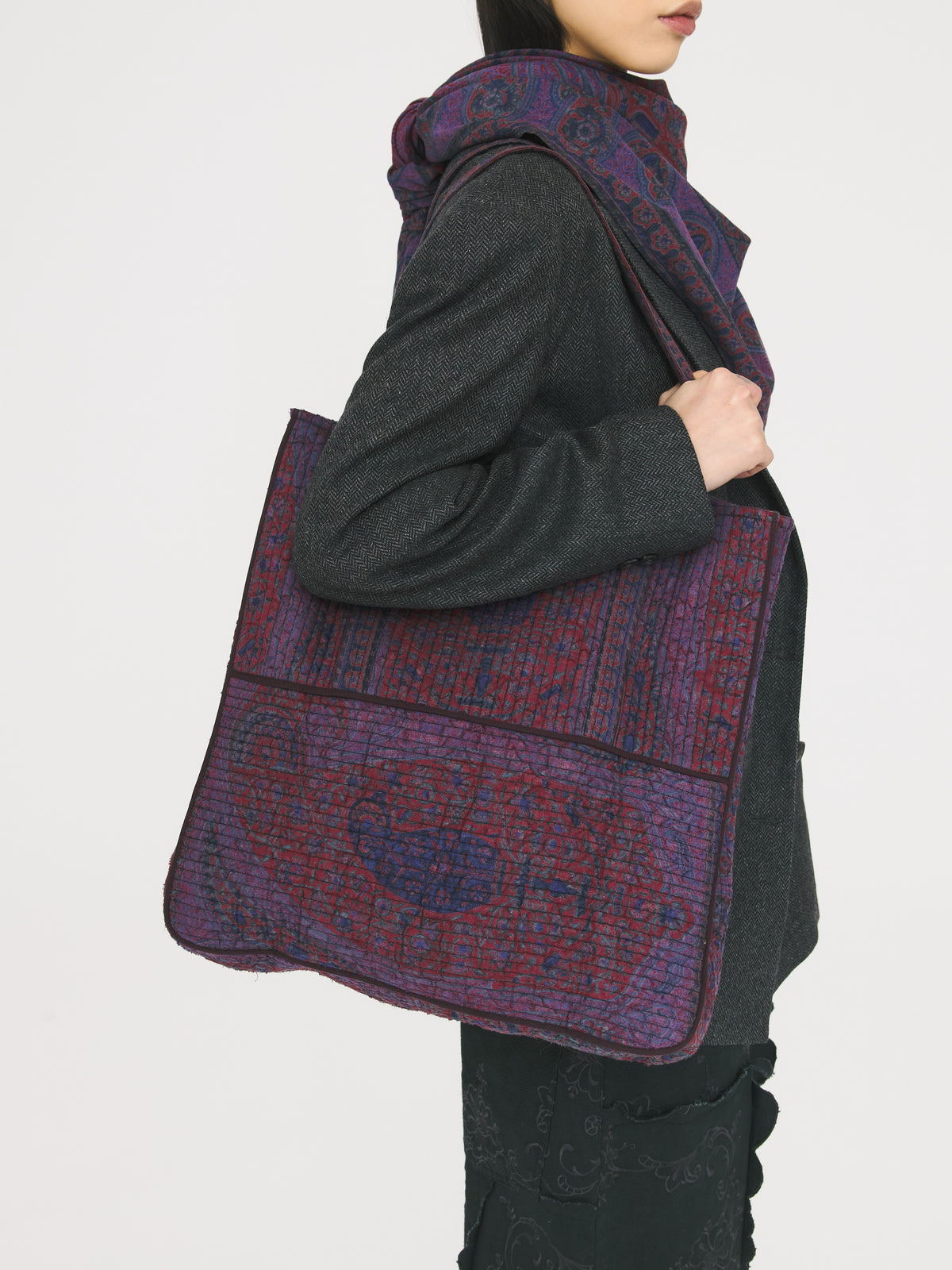 Cabas Tamari - Burgundy