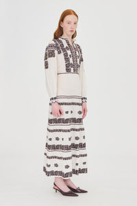 Robe longue Tami - Cream