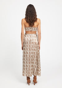 Brassière Tampa en soie mélangée - Fawn