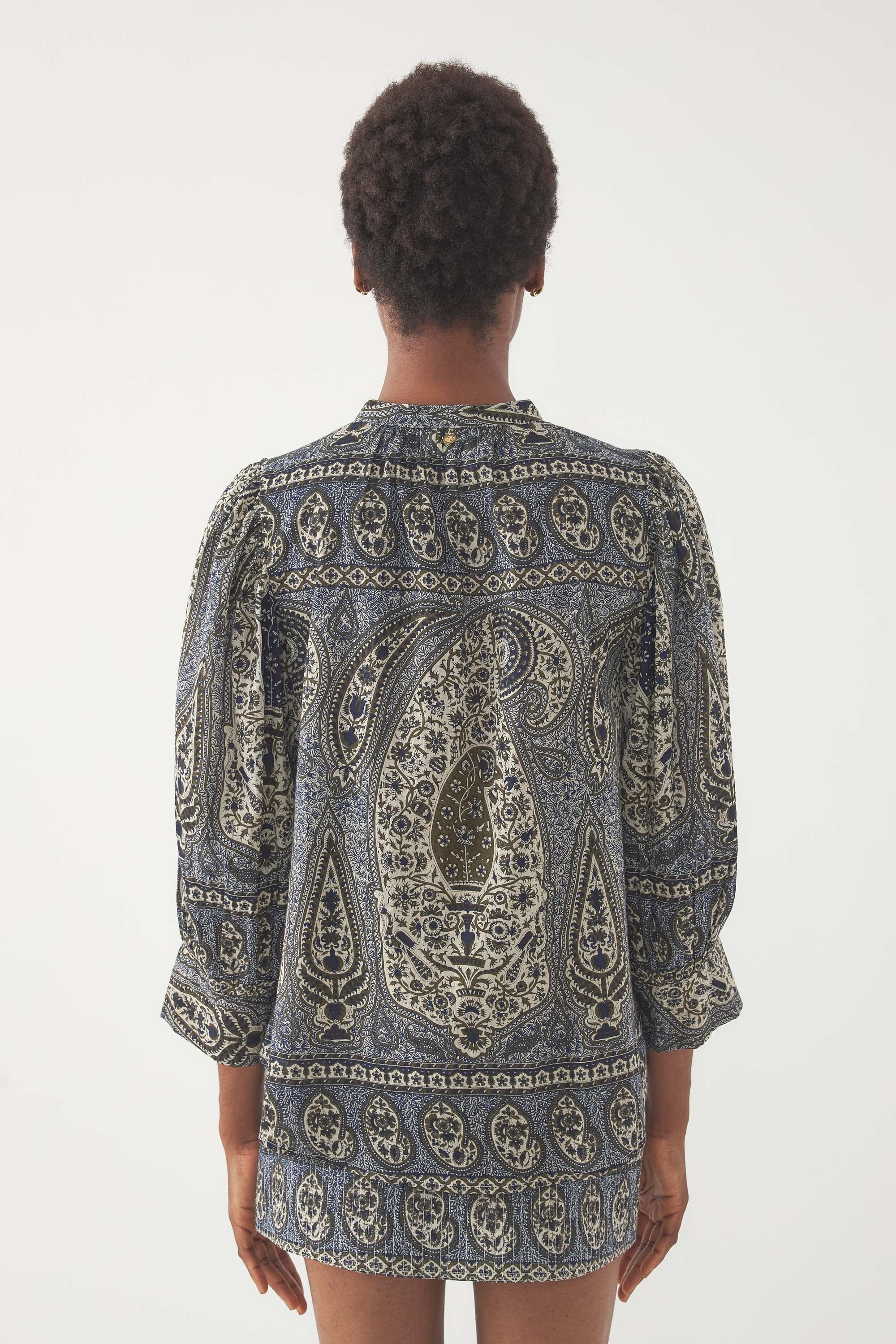 BLACK TAYA BLOUSE