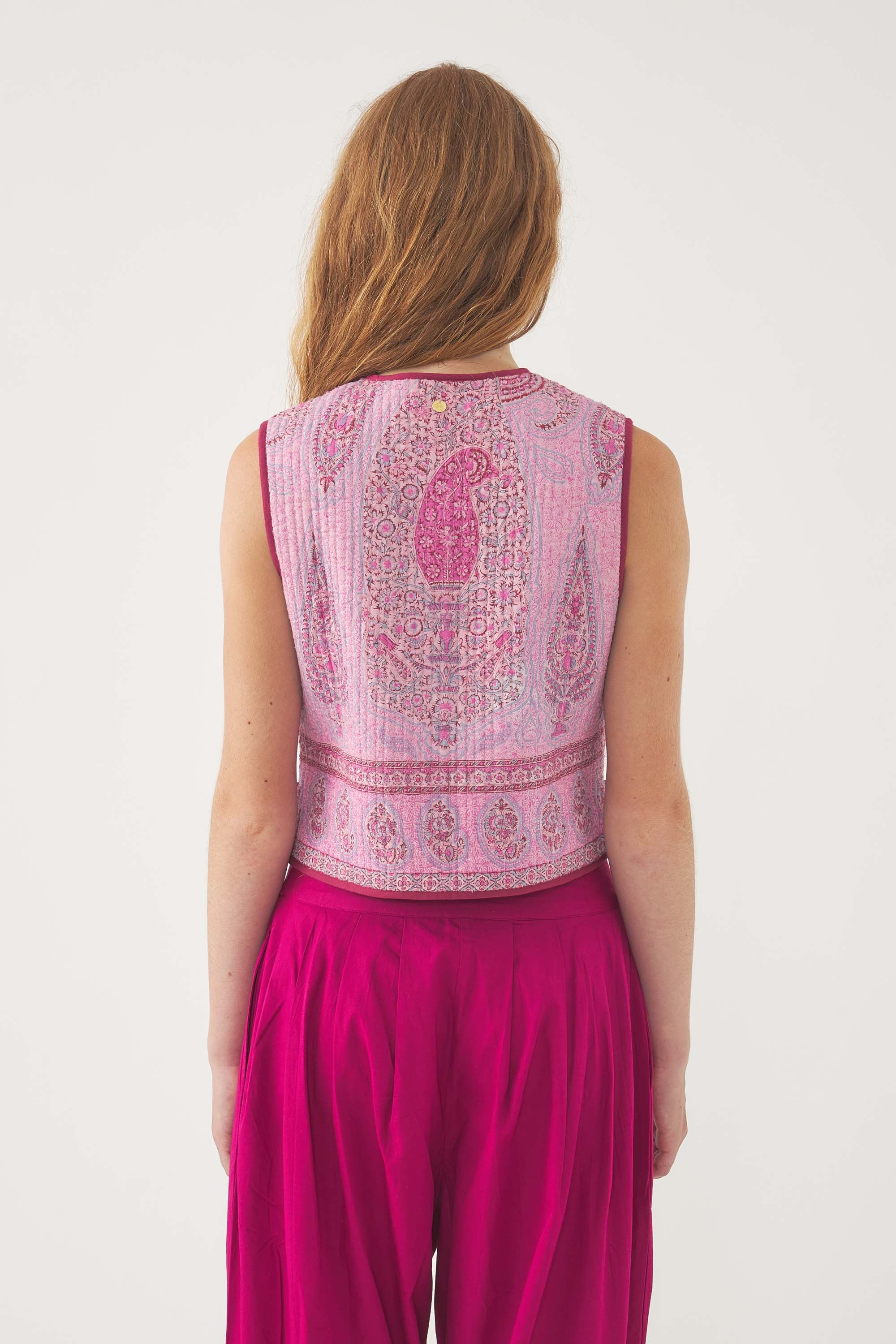 PINK TAYA GILET